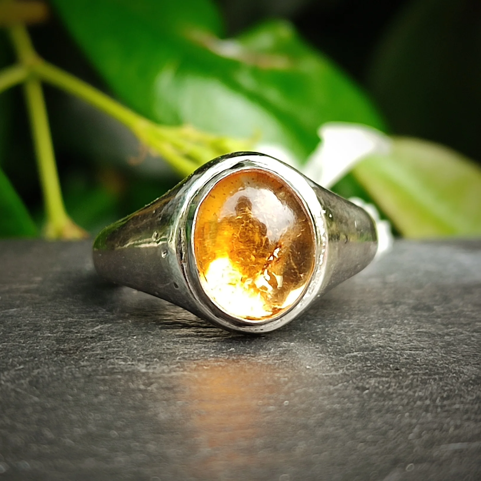 Silver Citrine Ring - Image 2