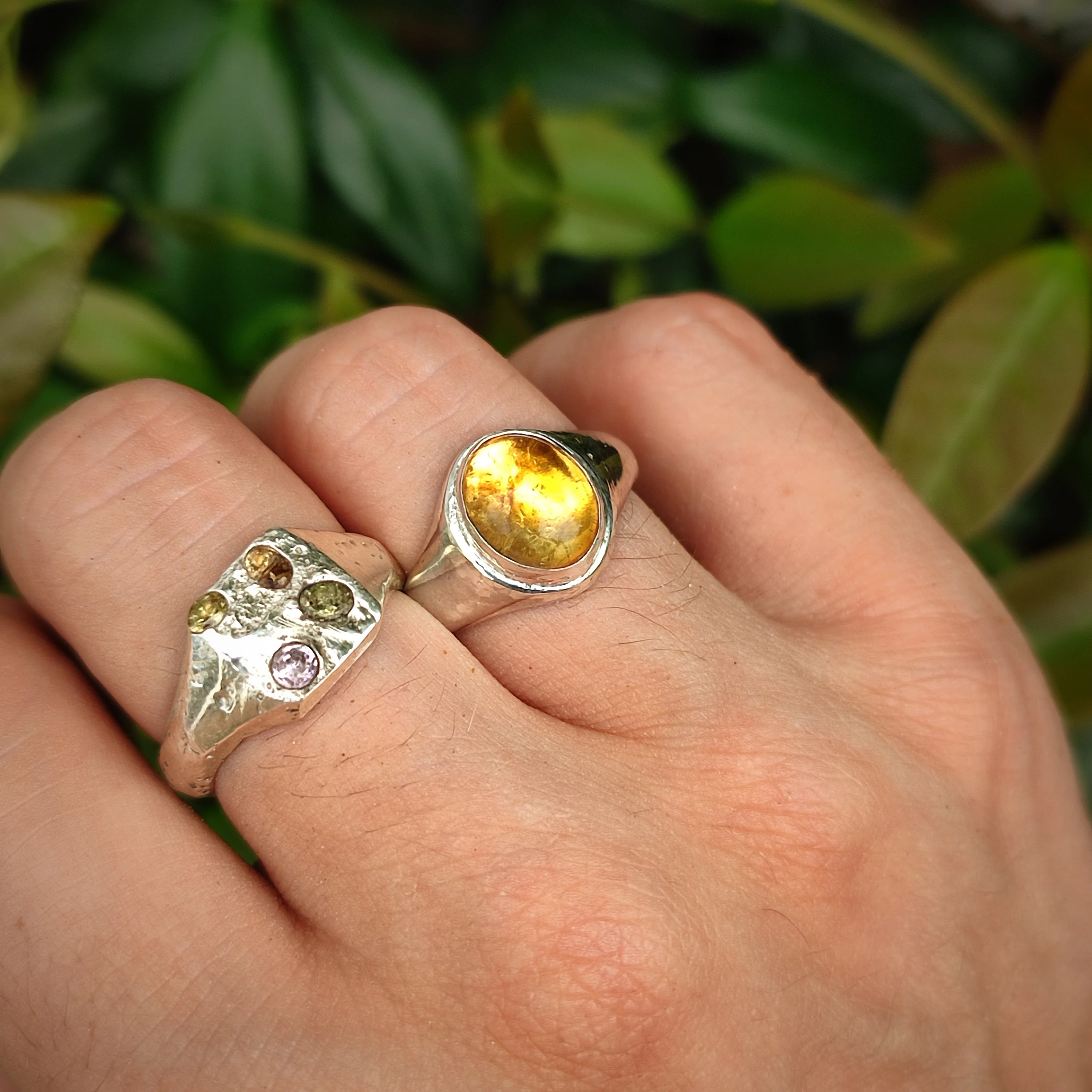 Silver Citrine Ring - Image 6