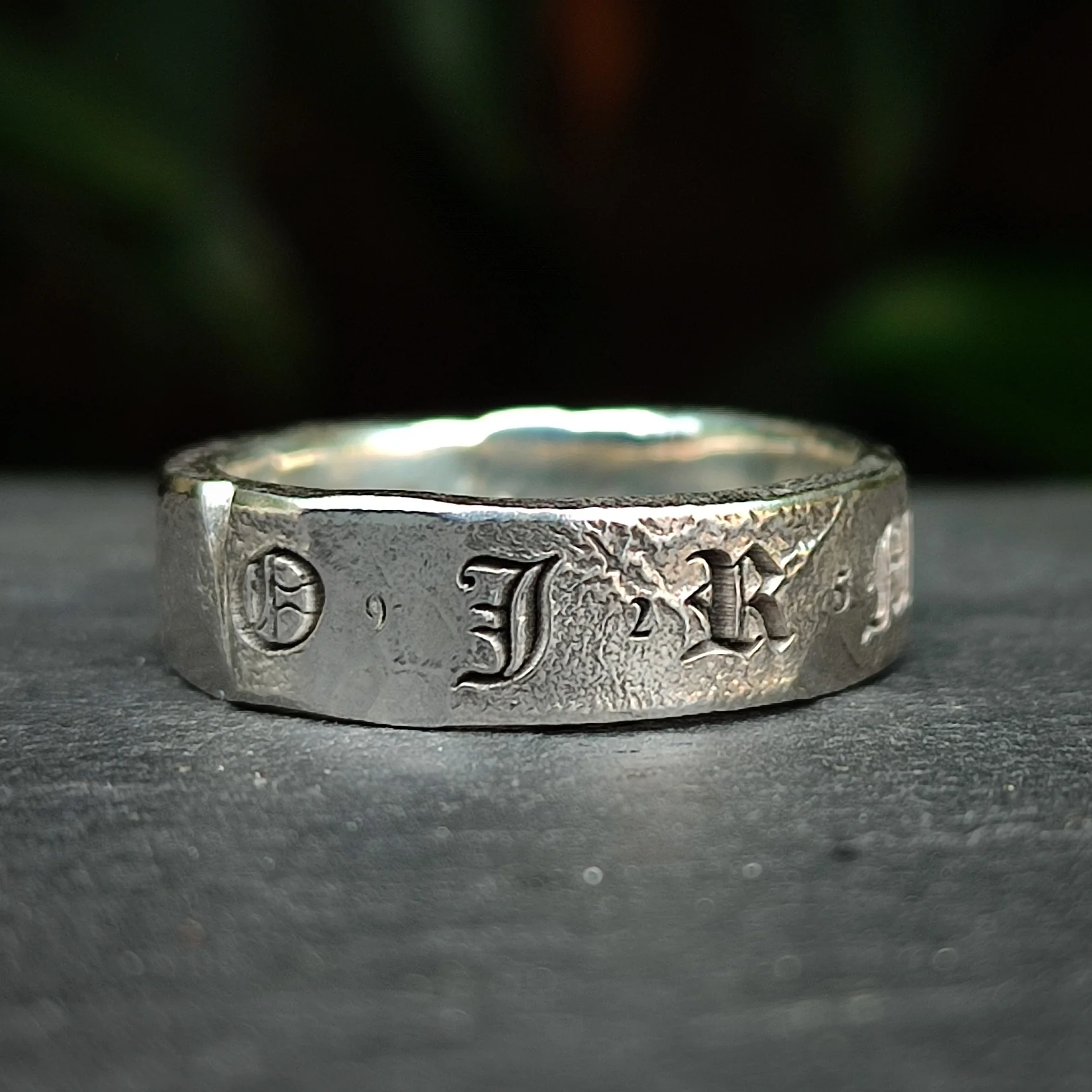 Custom Distressed Hallmark Ring
