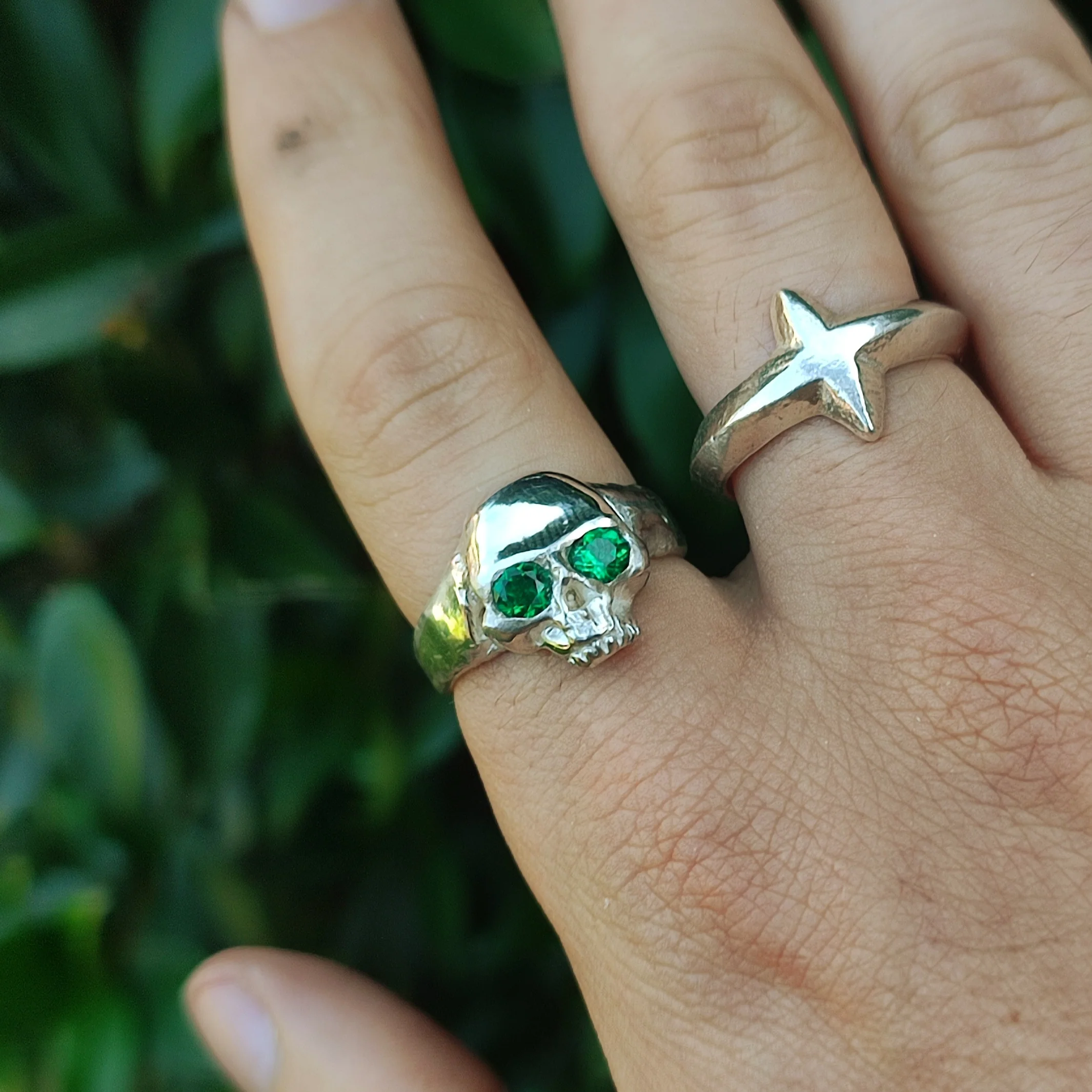 Emerald Skull Ring - Image 5