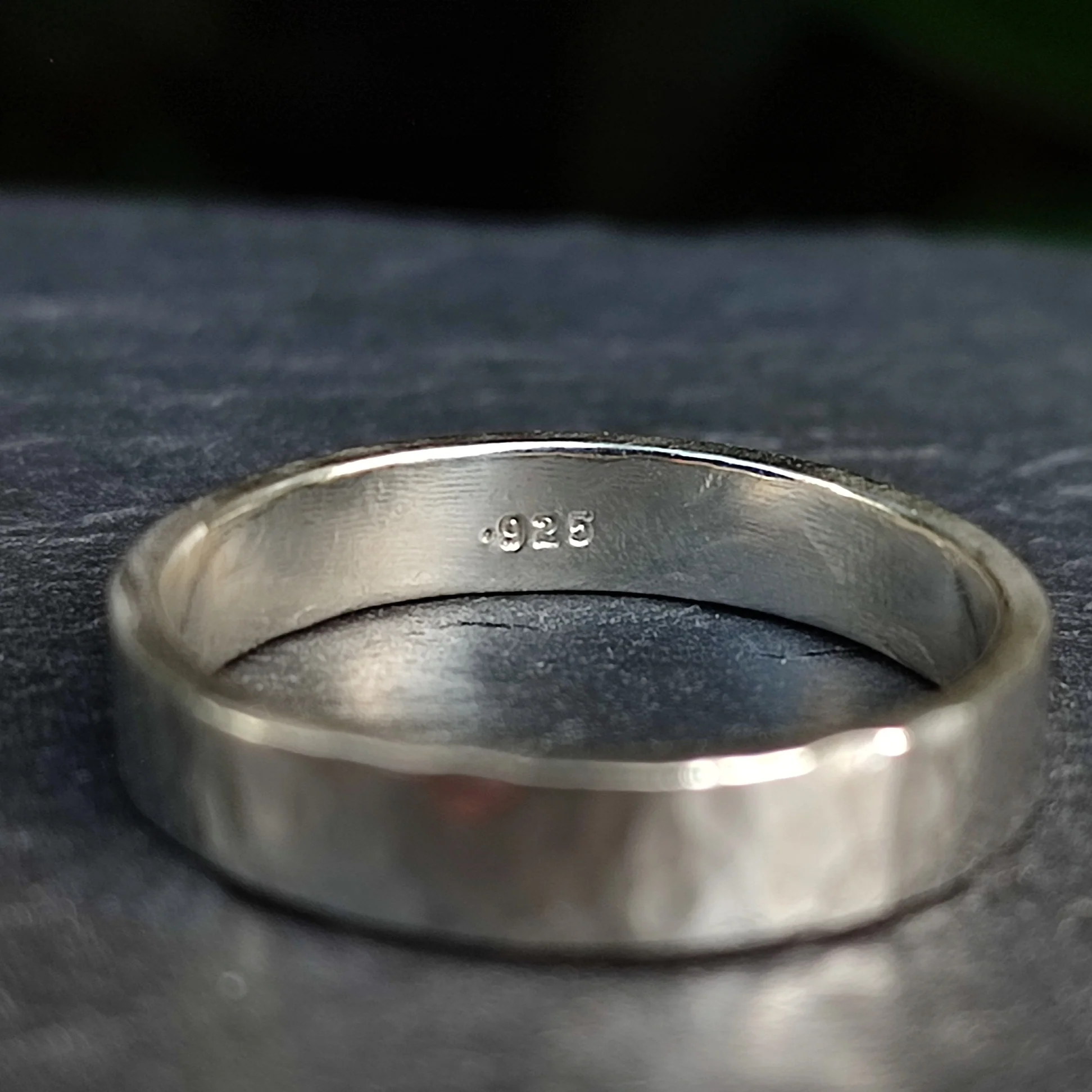 Hammered Silver Ring - Image 2