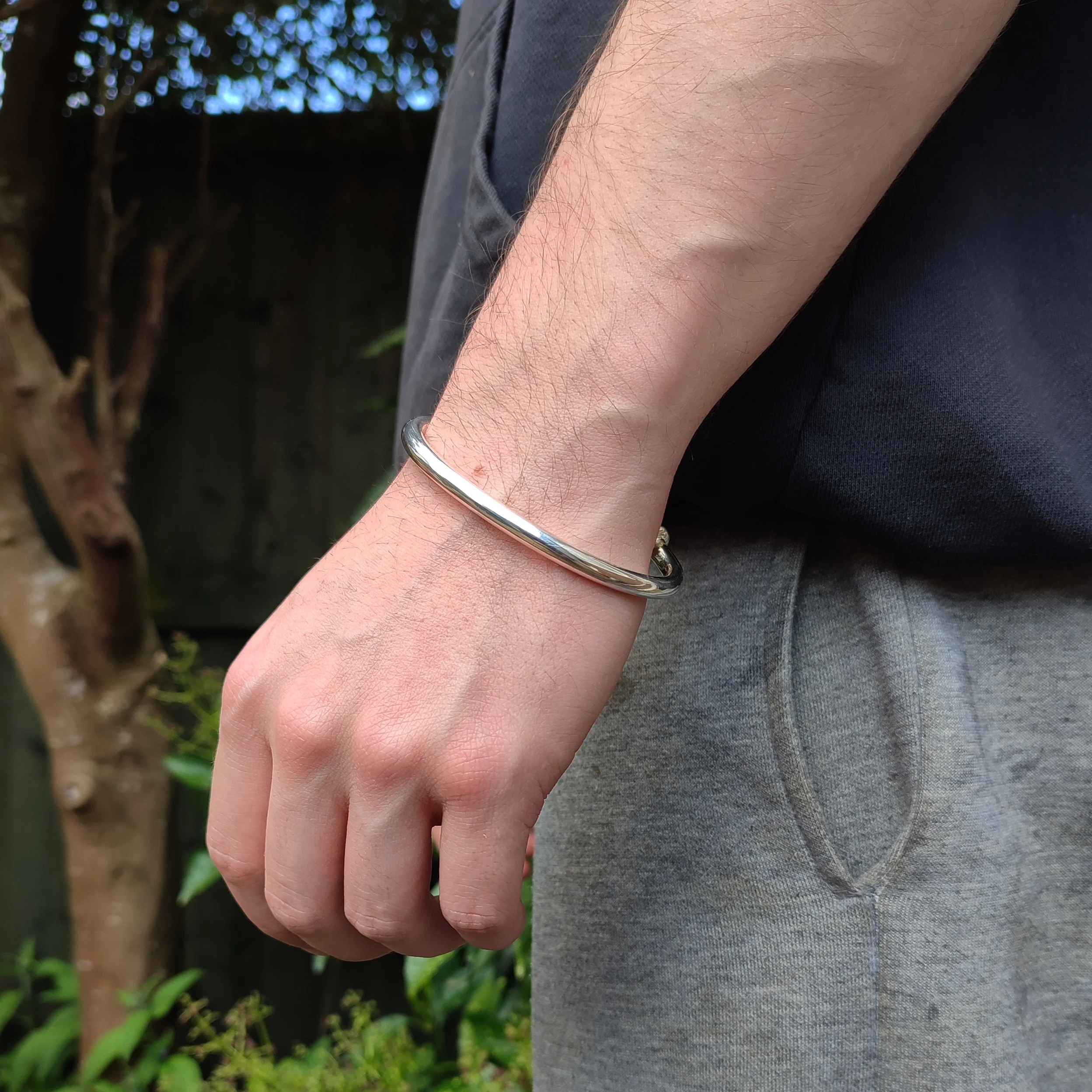 Heavy Silver Cuff - Image 4