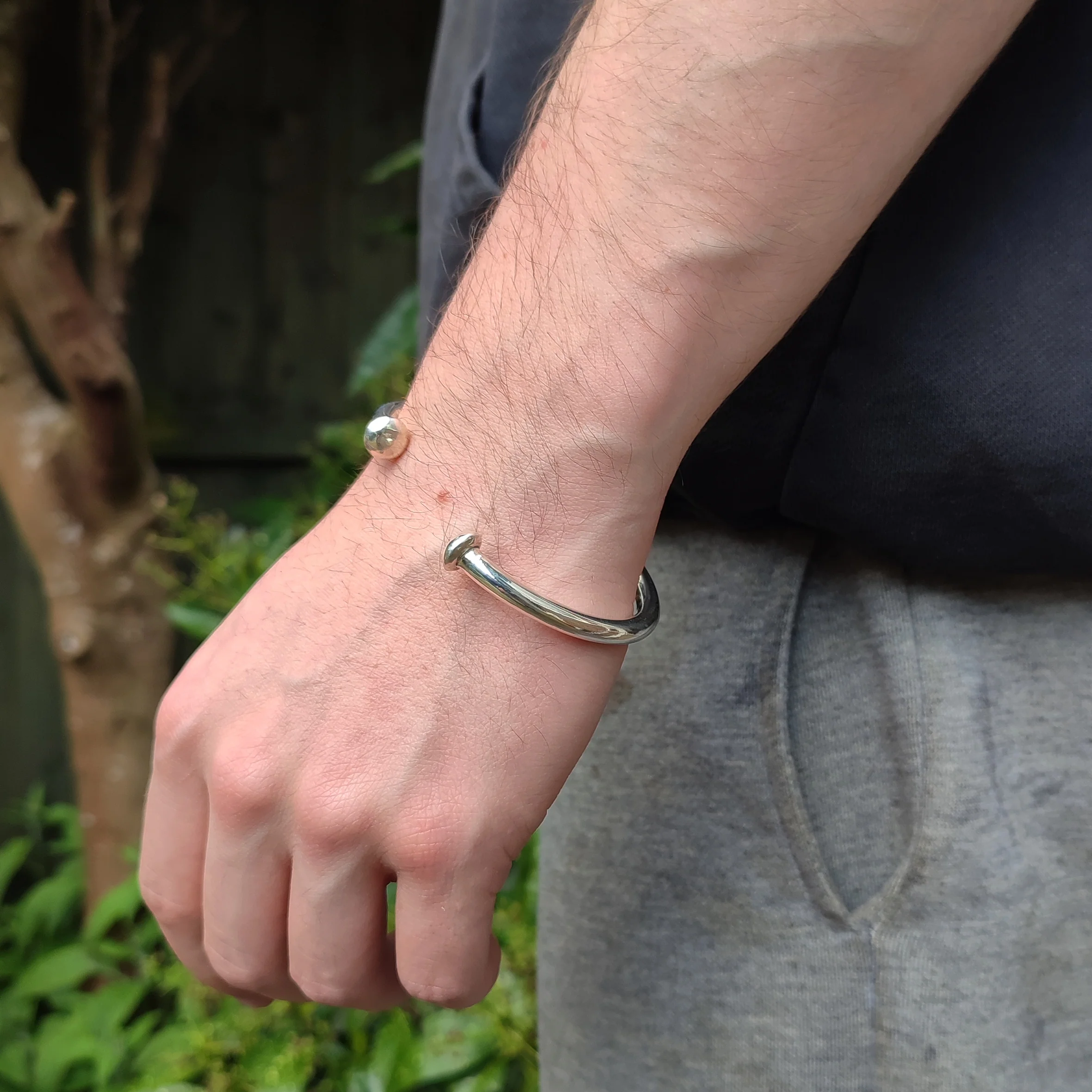 Heavy Silver Cuff - Image 5