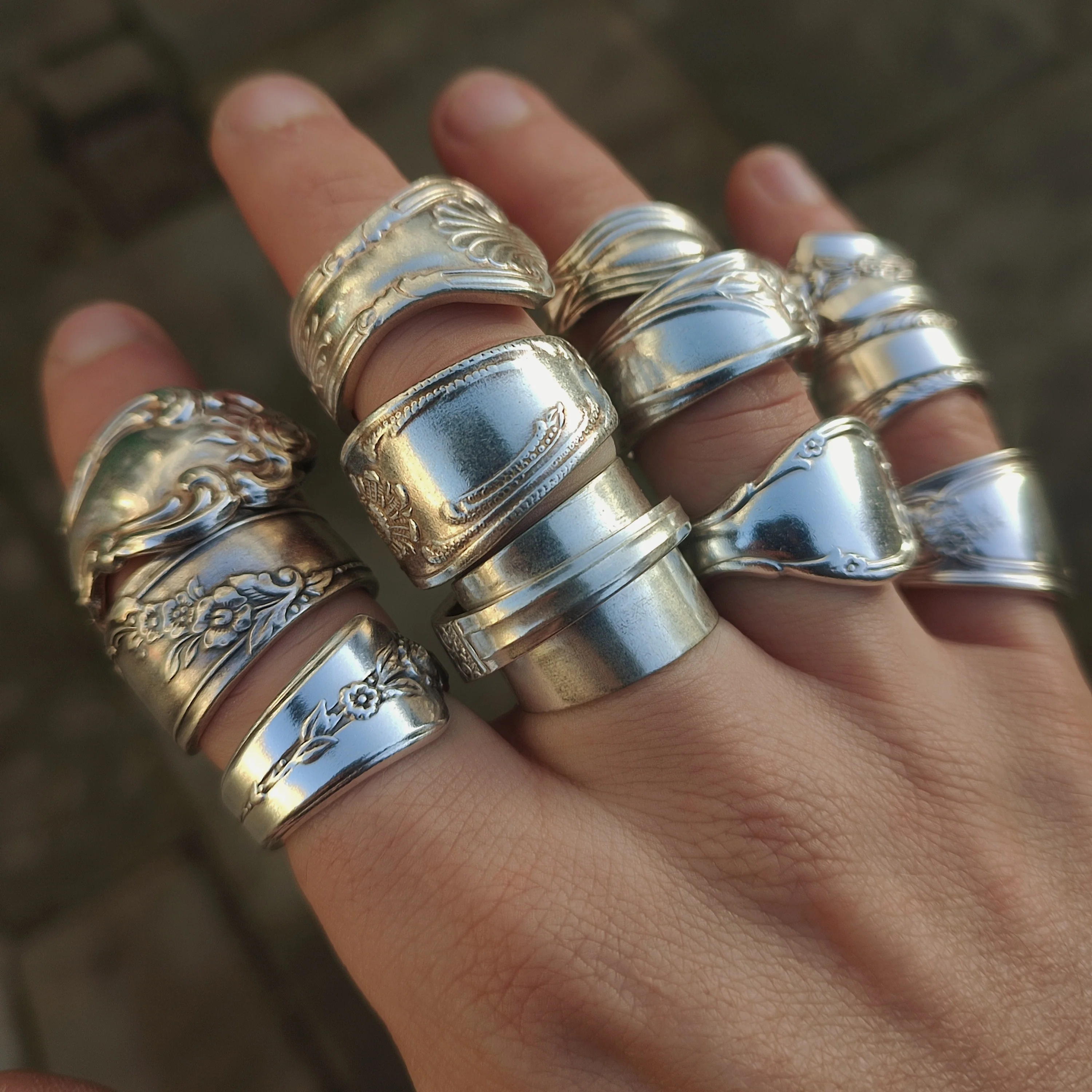 Mystery Spoon Rings x3 - Image 4