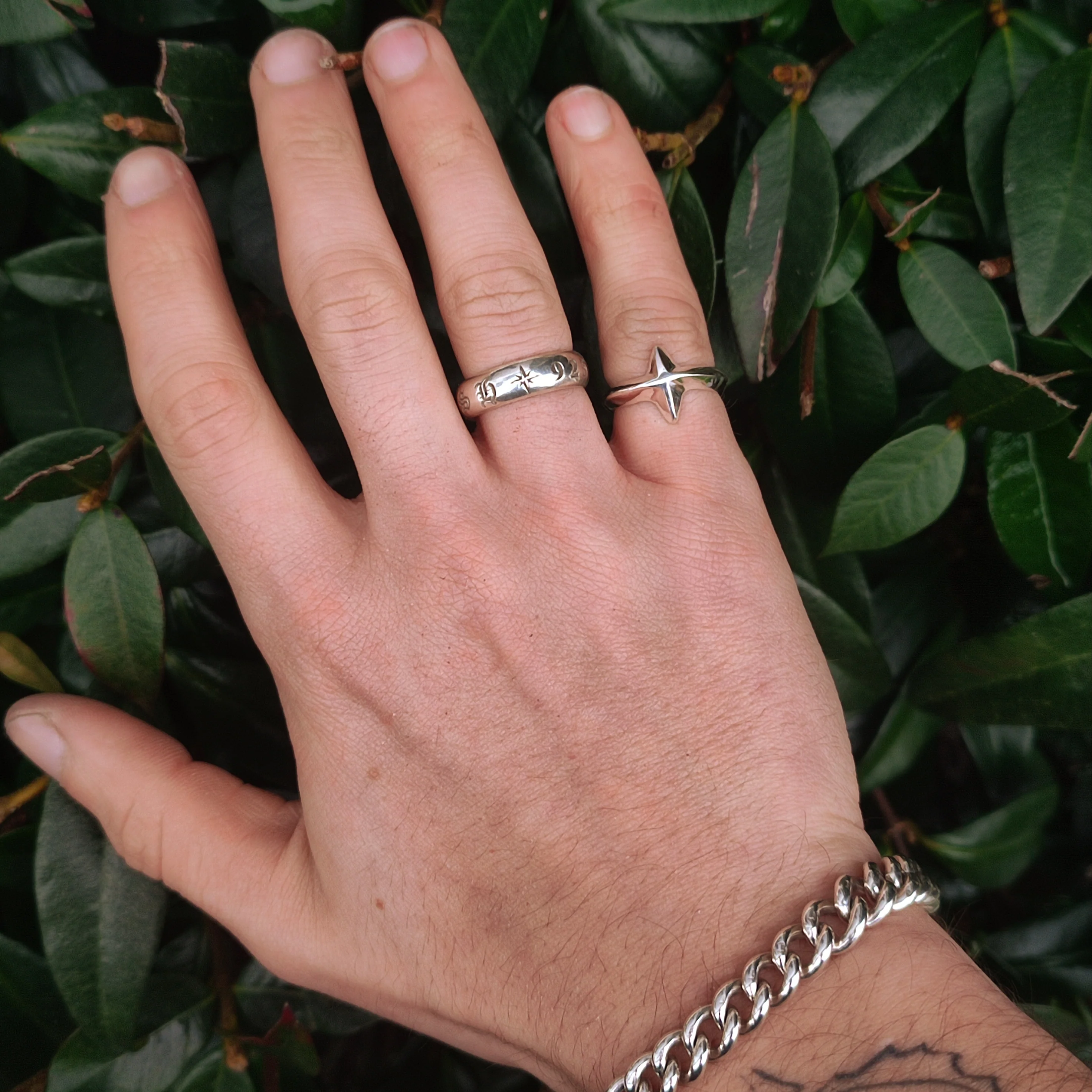 North Star Ring Sterling Silver - Image 4