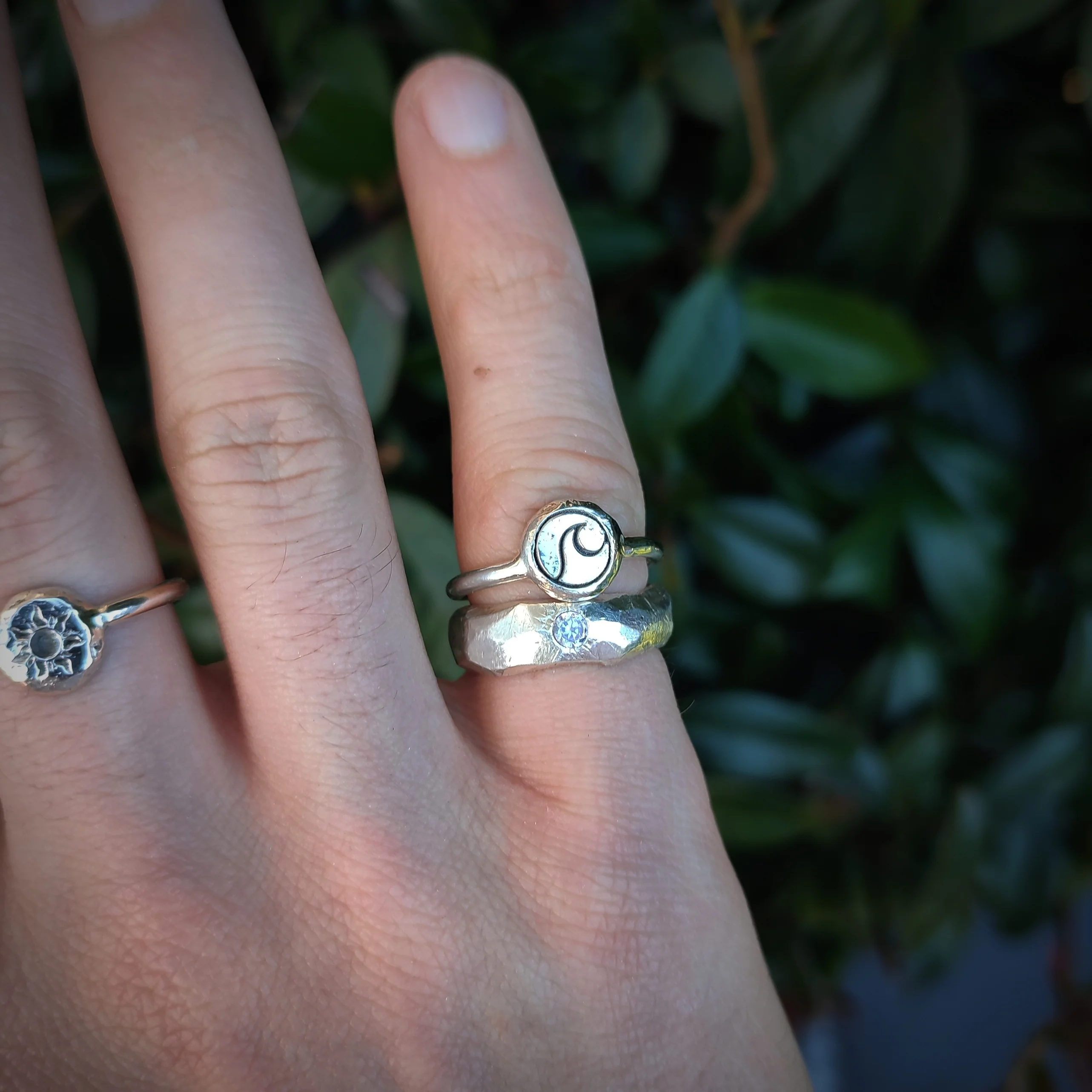 Silver Wave Ring - Image 3