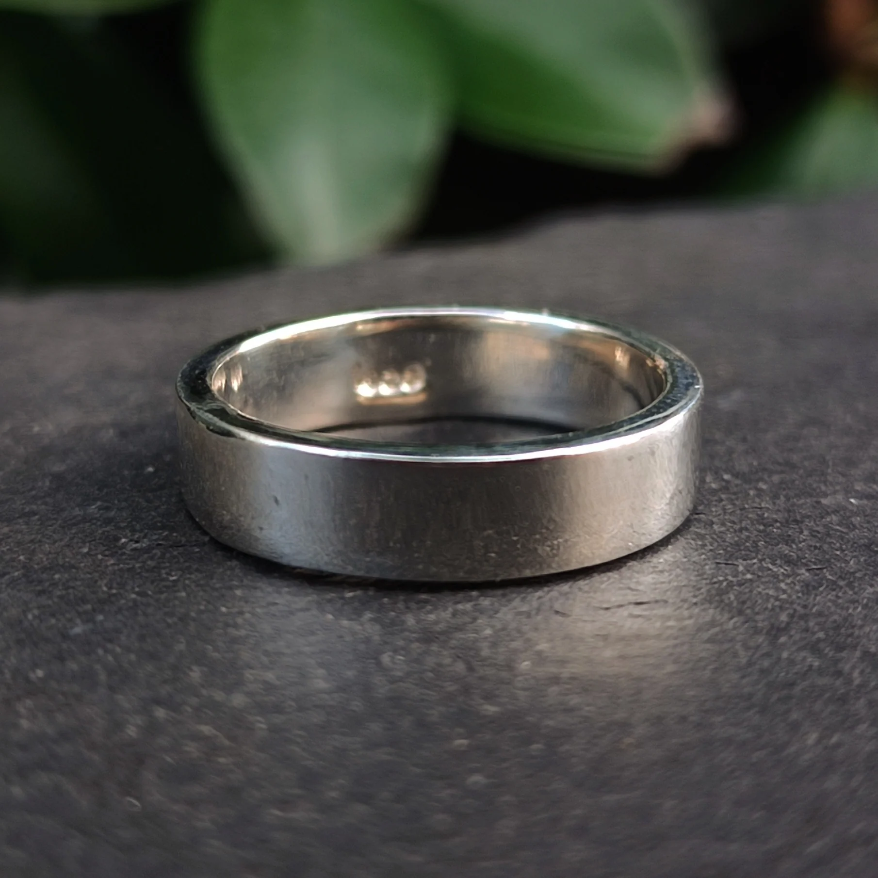 Plain Sterling Silver Band - Image 2