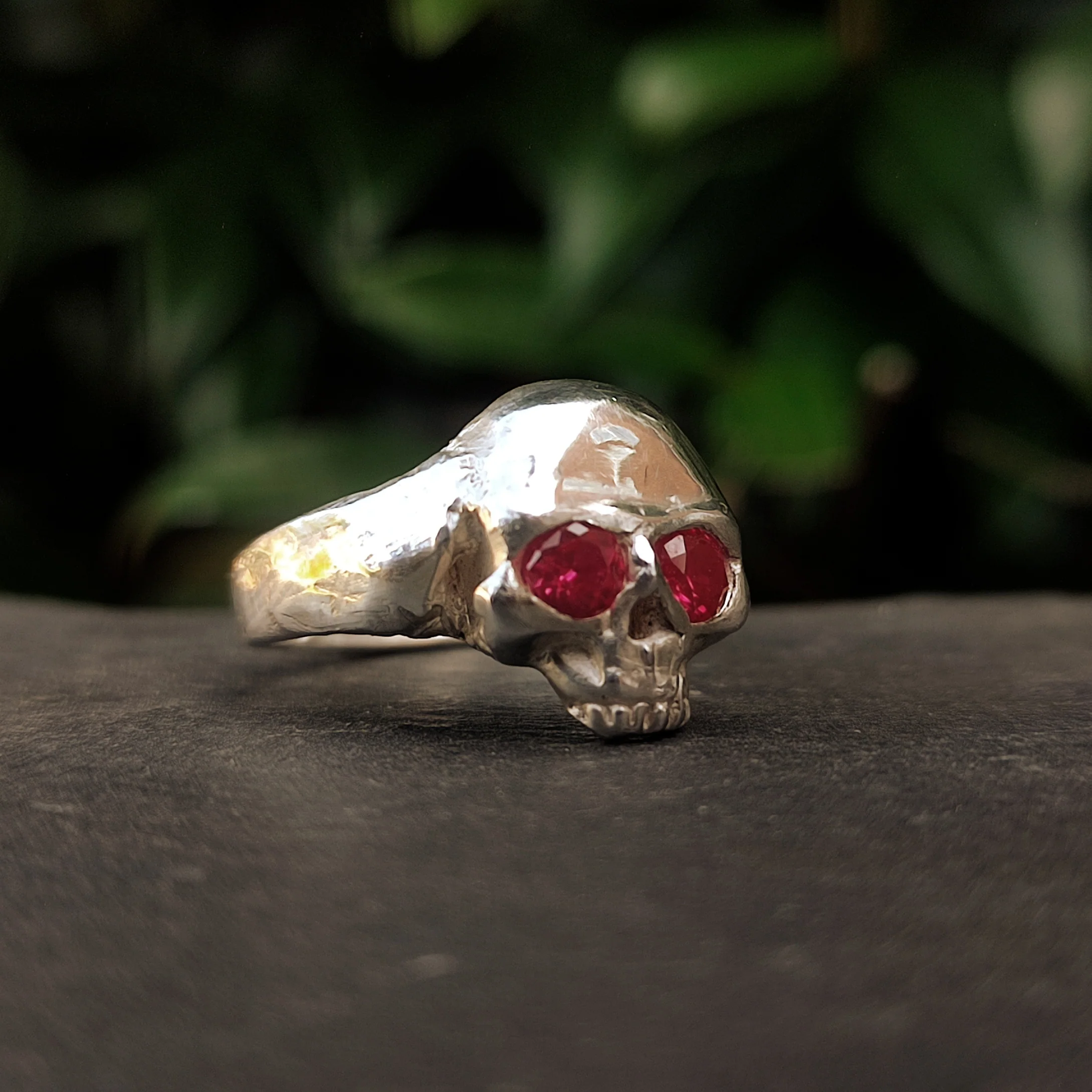 Ruby Skull Ring - Image 2