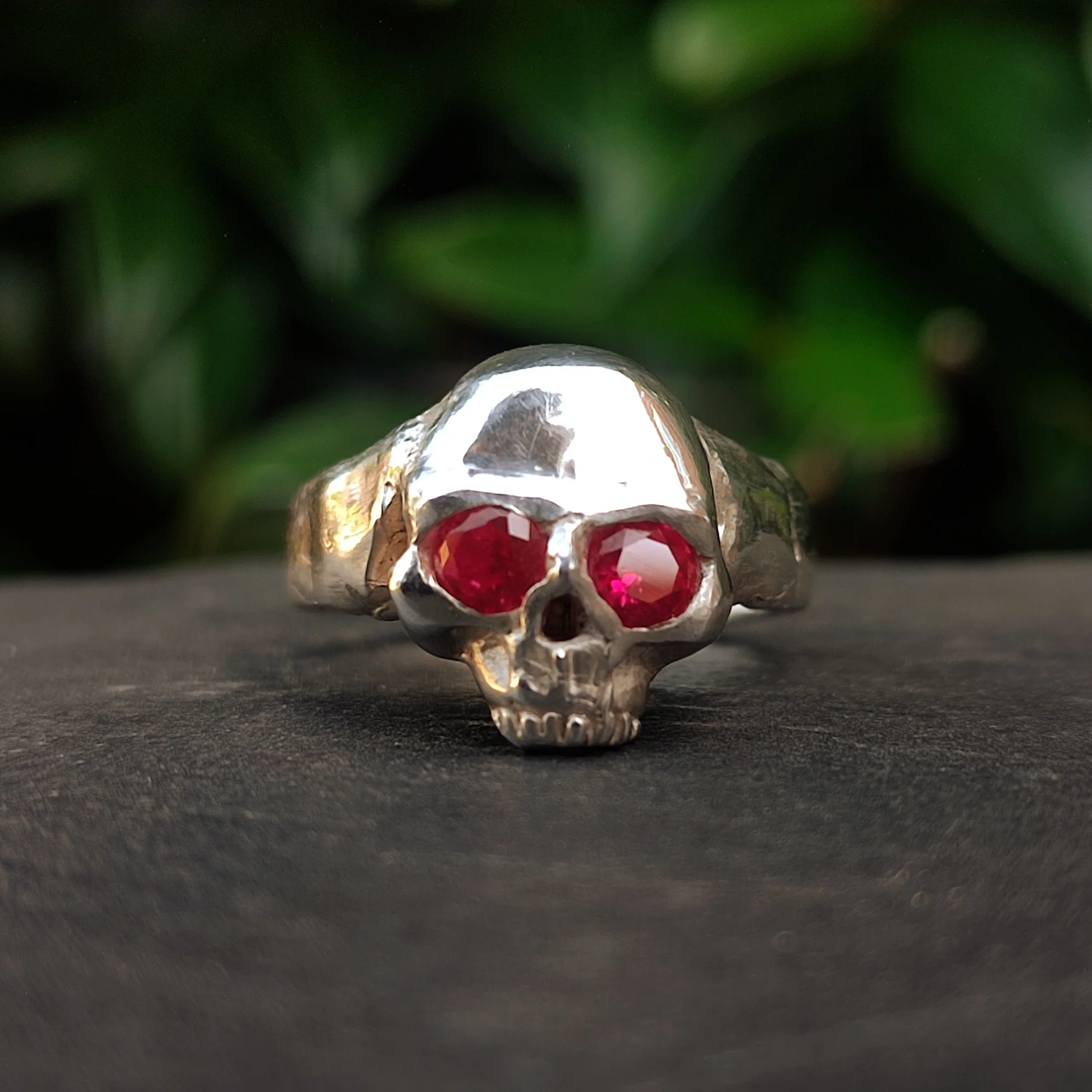Ruby Skull Ring - Image 4