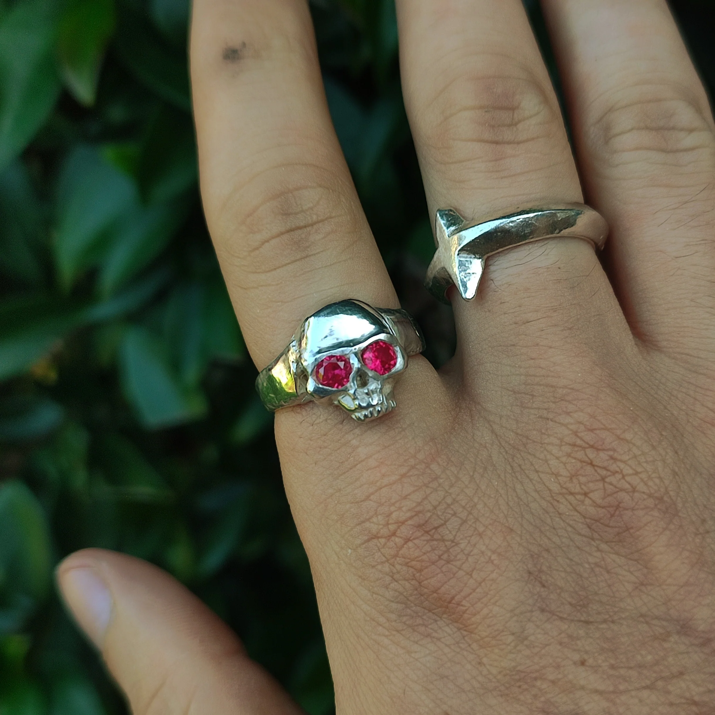 Ruby Skull Ring - Image 5