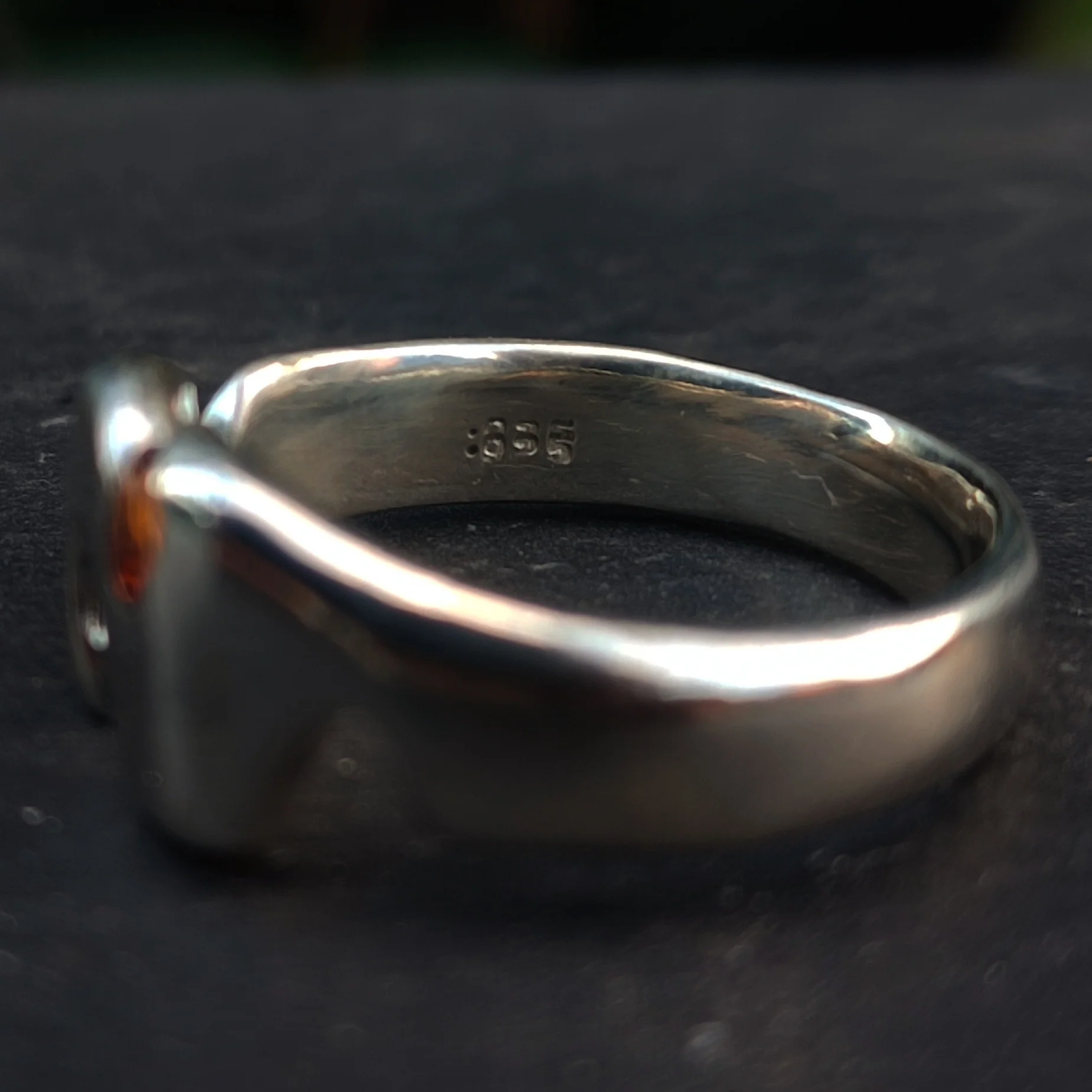 Sand Cast Sapphire Ring - Image 5