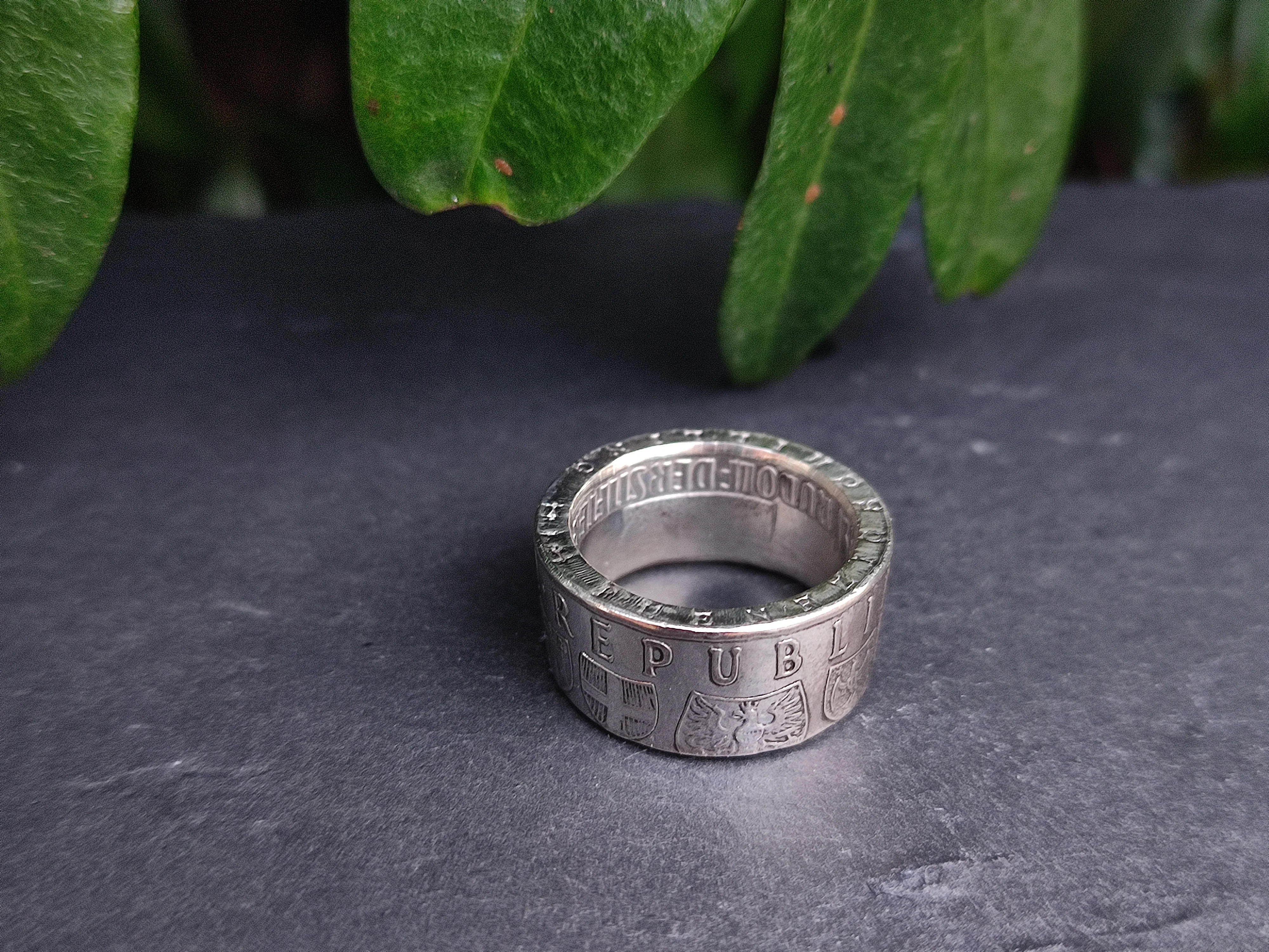 Silver Austrian Coin Ring - Image 4