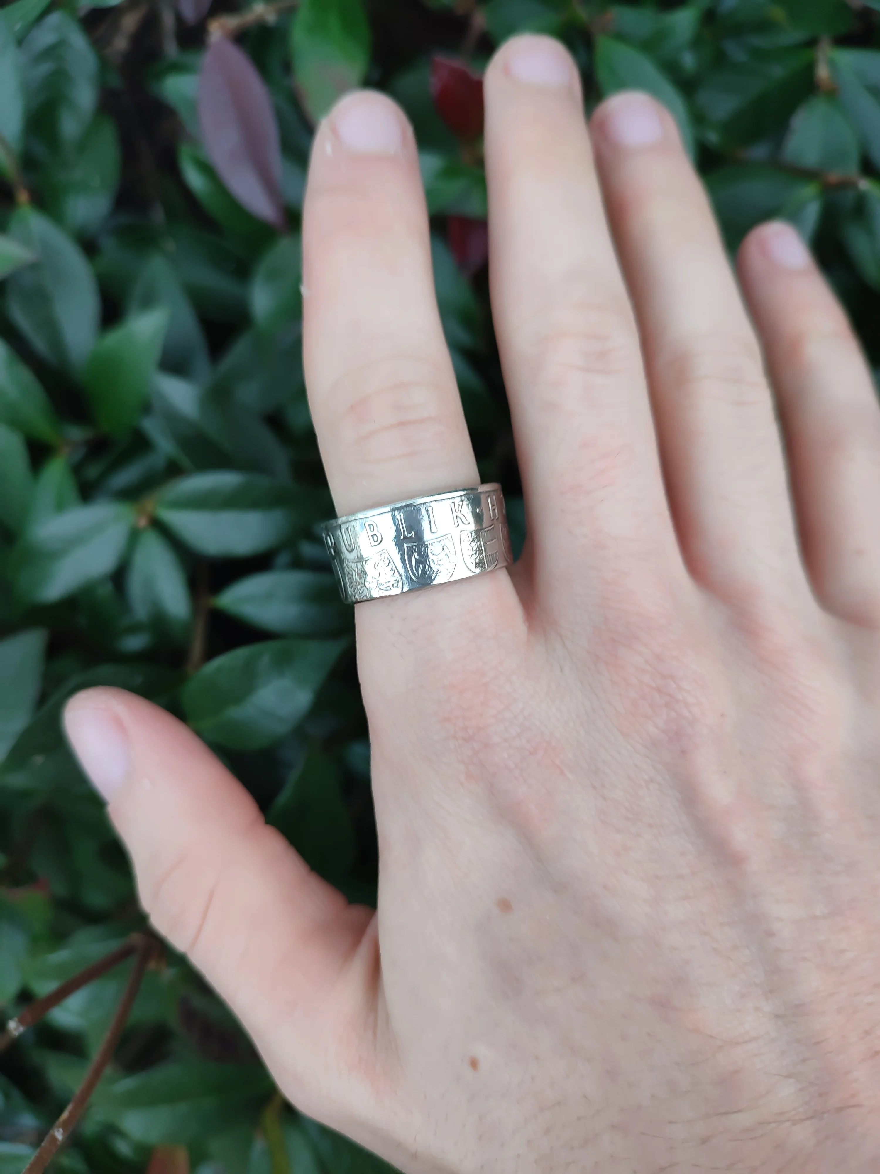 Silver Austrian Coin Ring - Image 7