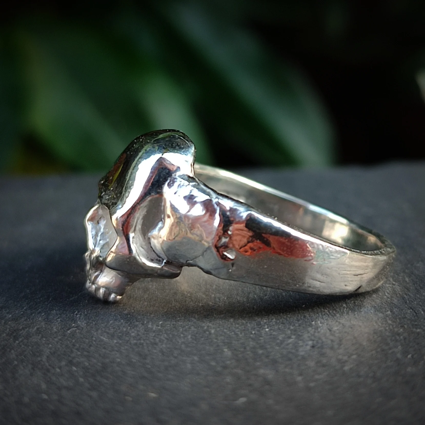 Silver Skull Ring - Image 4
