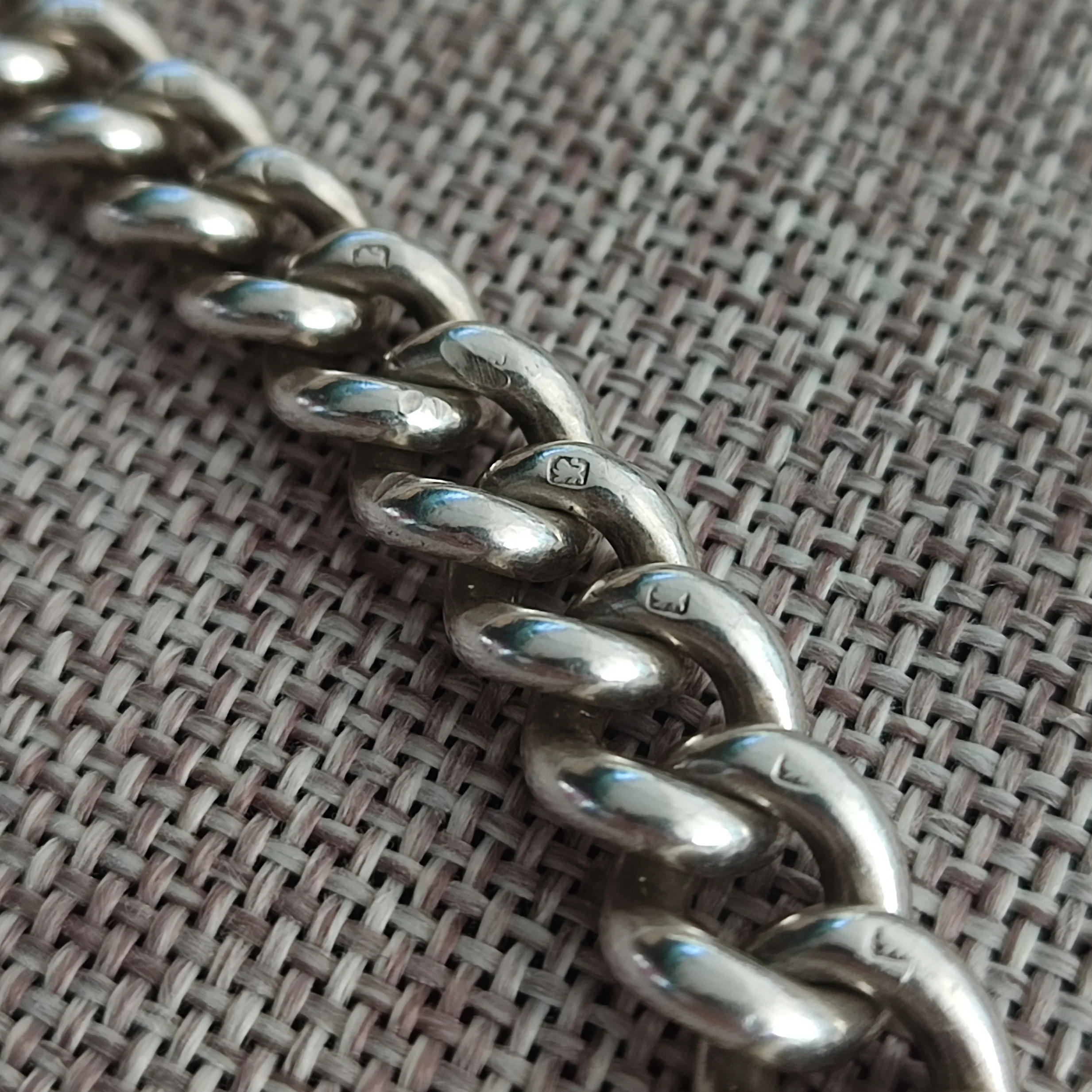 Silver Watch Chain Bracelet - Image 3