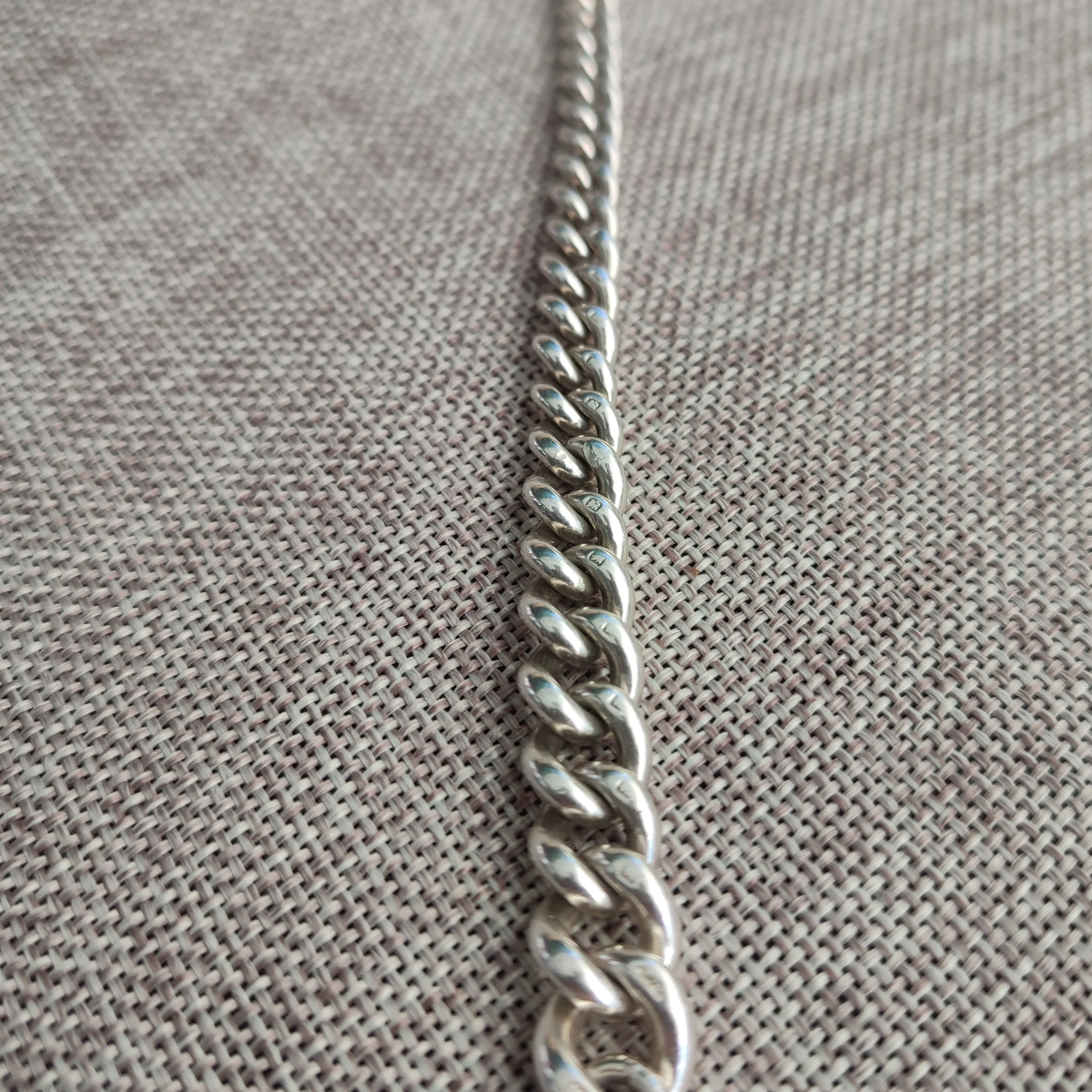 Silver Watch Chain Bracelet - Image 6