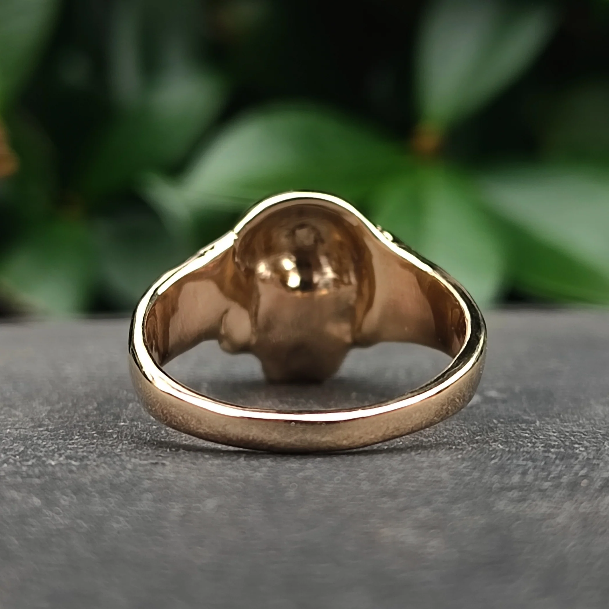 Skull Ring 9ct Gold - Image 5
