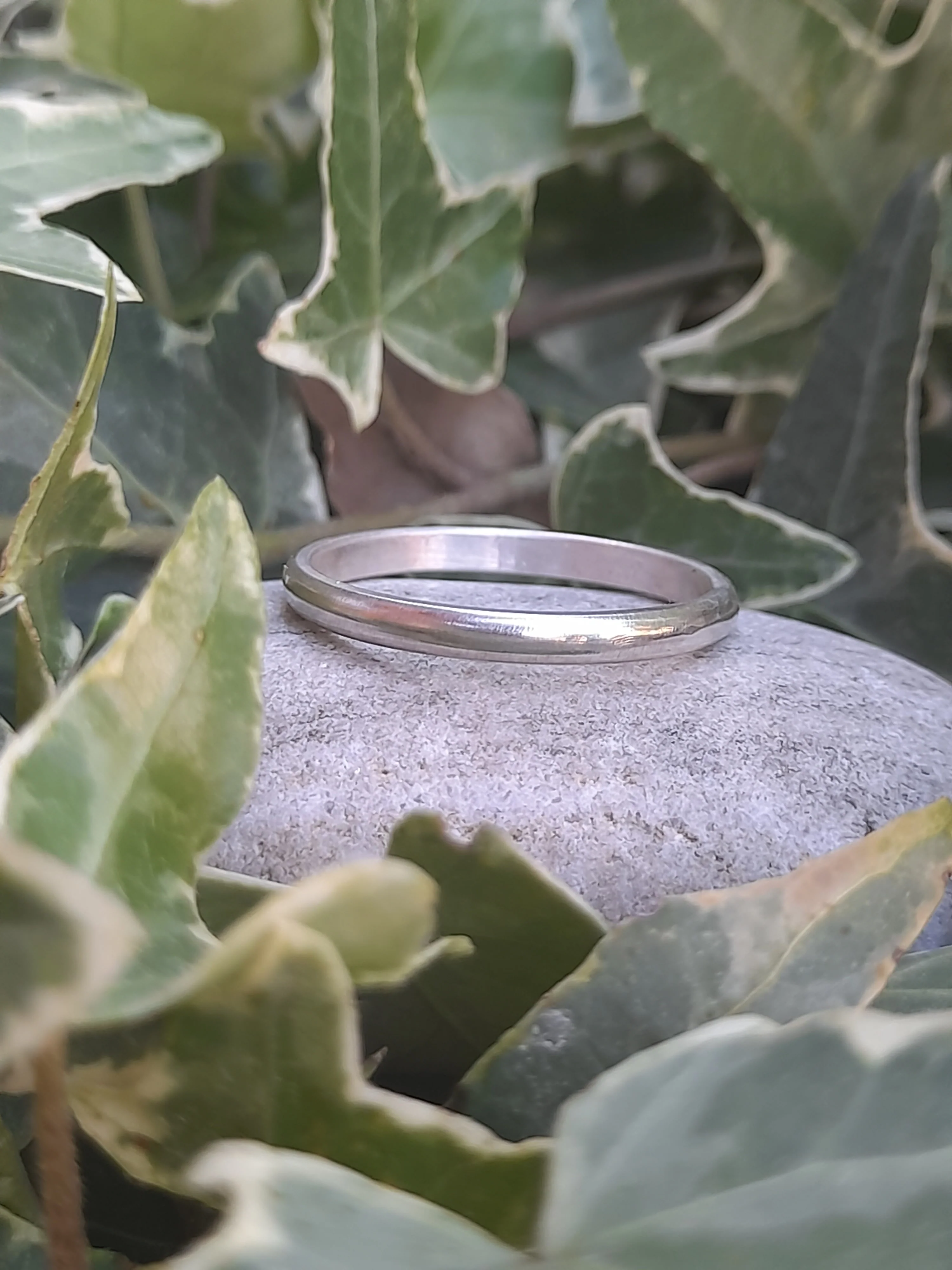 Thin Silver Band - Image 5