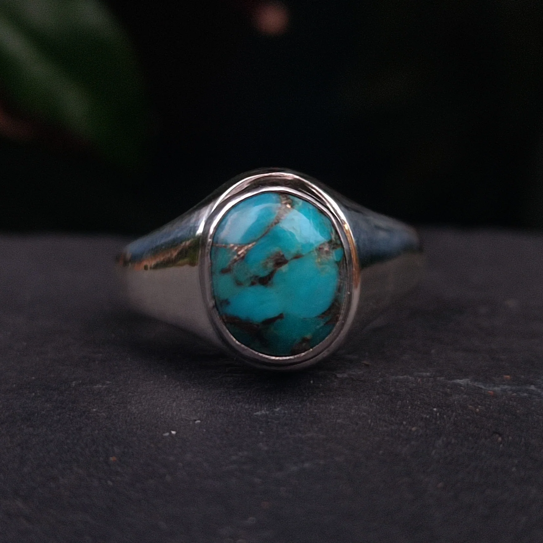 Silver Turquoise Ring - Image 2