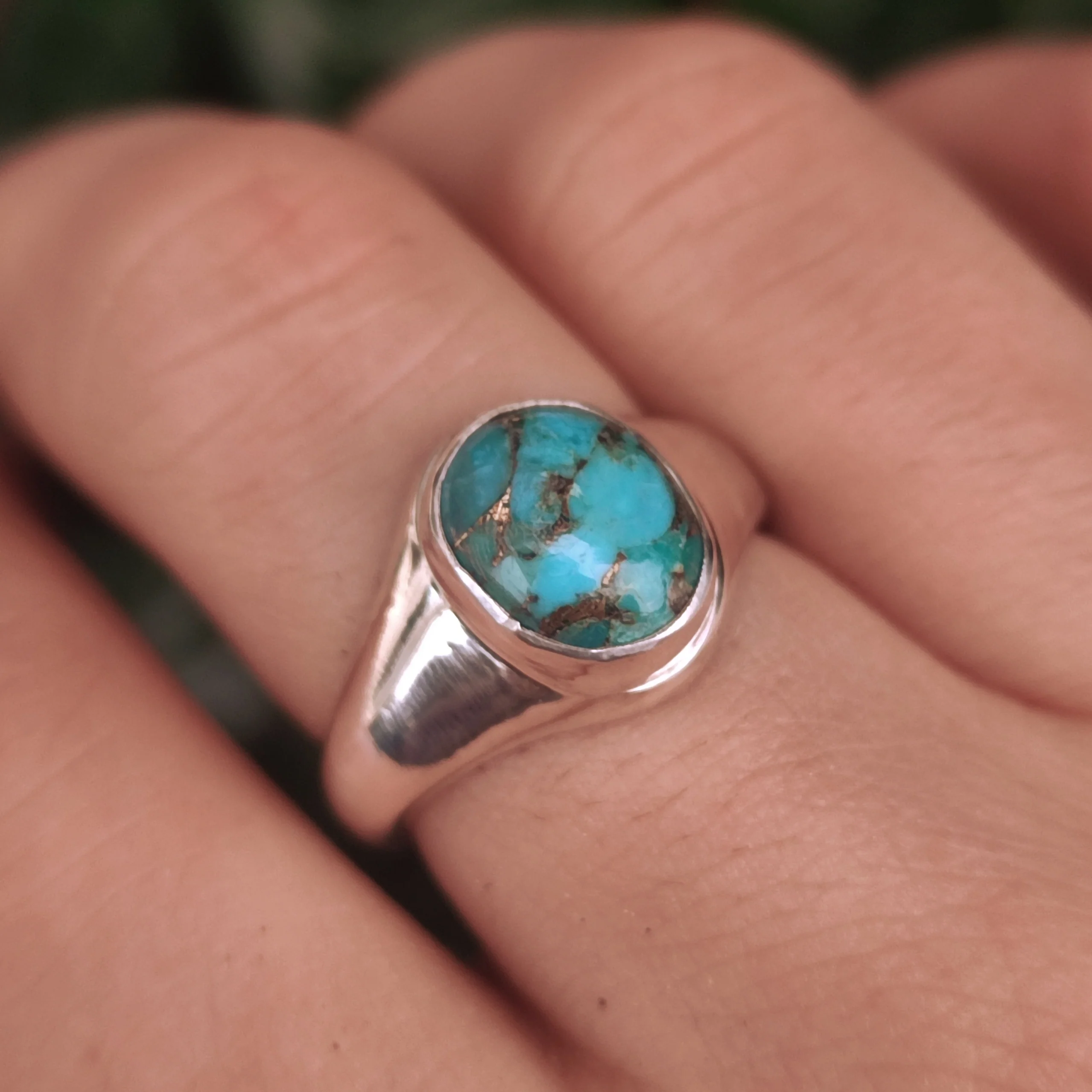 Silver Turquoise Ring - Image 5