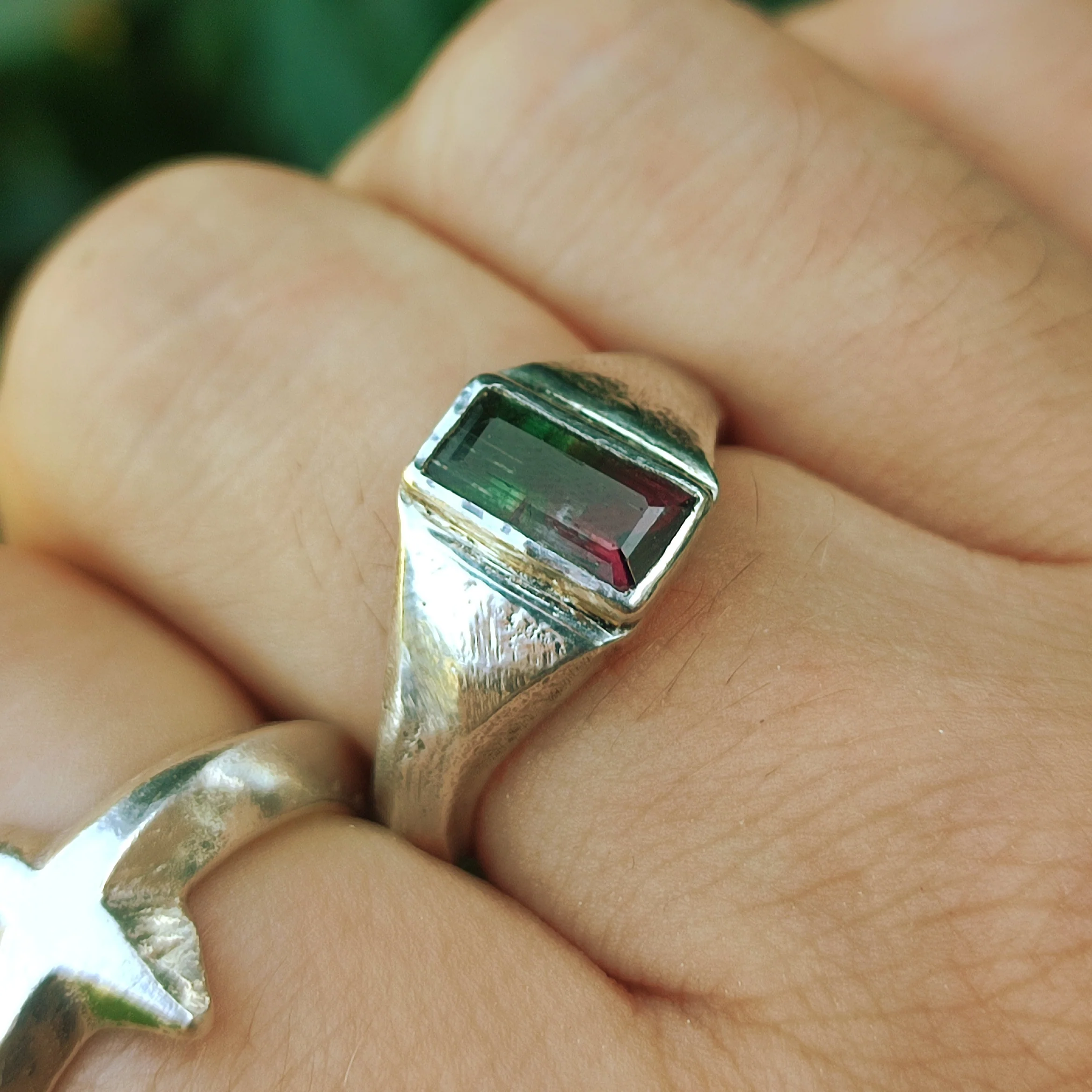Watermelon Tourmaline Ring - Image 3